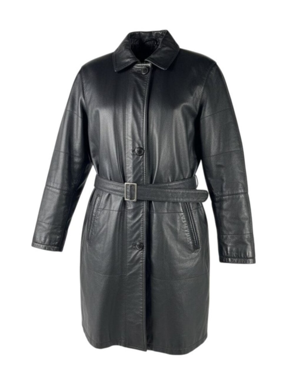 Danier Leather Coat XL with Belt (Womens)